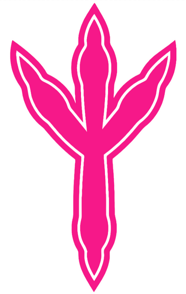 Chattanooga Mocs Hot Pink Alternate Logo Premium DieCut Vinyl Decal PICK SIZE