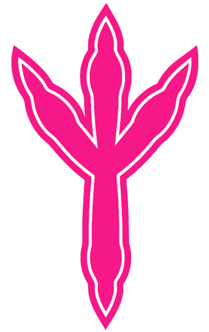 Chattanooga Mocs Hot Pink Alternate Logo Premium DieCut Vinyl Decal PICK SIZE