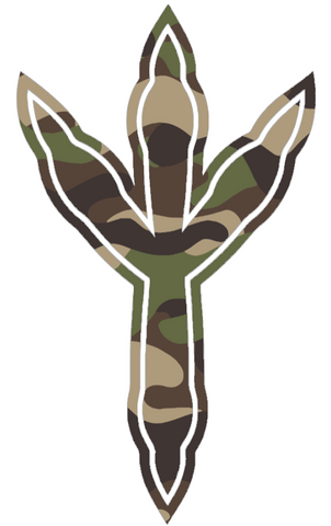 Chattanooga Mocs Woodland Camo Camouflage Alternate Logo Premium DieCut Vinyl Decal PICK SIZE