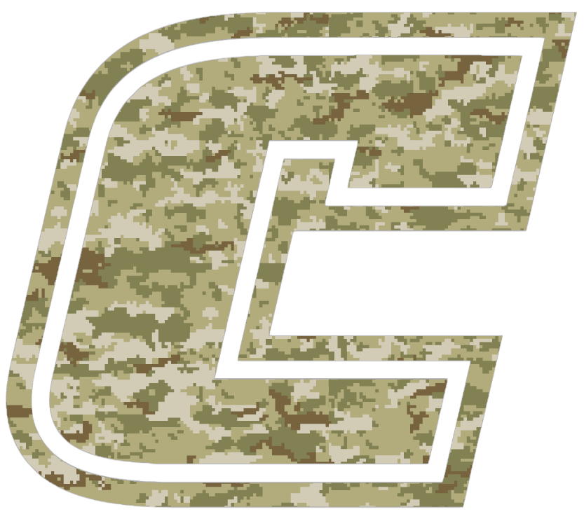 Chattanooga Mocs Team Logo Salute to Service Camouflage Camo Vinyl Decal PICK SIZE