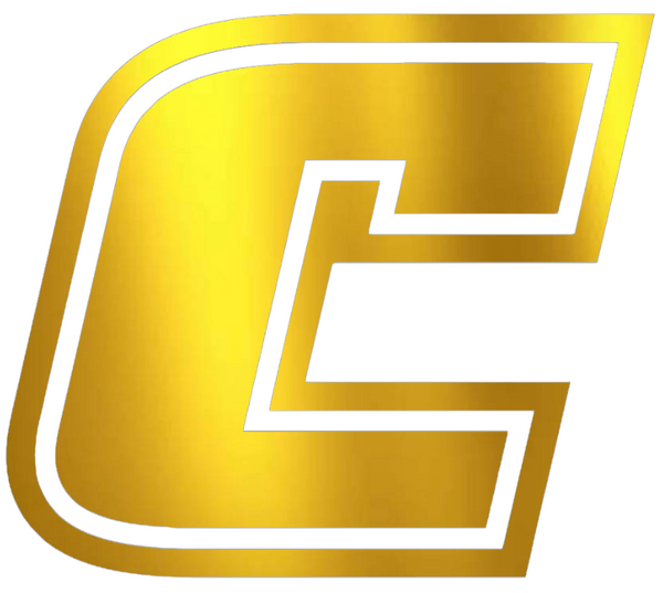 Chattanooga Mocs GOLD CHROME MIRROR Team Logo Premium DieCut Vinyl Decal PICK SIZE