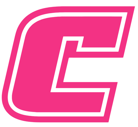 Chattanooga Mocs HOT PINK Team Logo Premium DieCut Vinyl Decal PICK SIZE