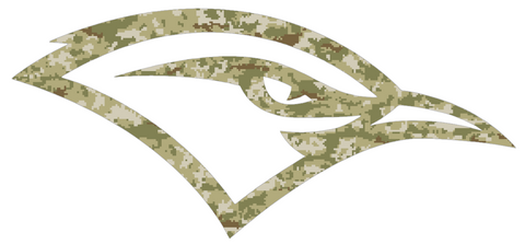 Chattanooga Mocs Mascot Logo Salute to Service Camouflage Camo Vinyl Decal PICK SIZE