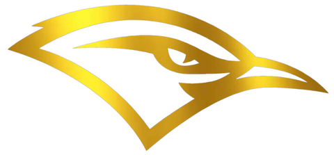 Chattanooga Mocs GOLD CHROME MIRROR Mascot Logo Premium DieCut Vinyl Decal PICK SIZE