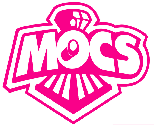 Chattanooga Mocs Hot Pink Retro Throwback Logo Premium DieCut Vinyl Decal PICK SIZE
