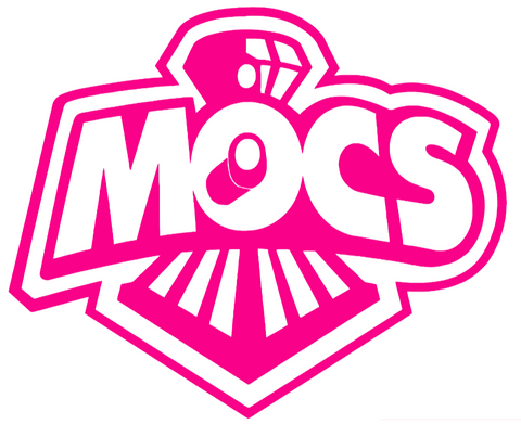 Chattanooga Mocs Hot Pink Retro Throwback Logo Premium DieCut Vinyl Decal PICK SIZE