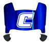 Chattanooga Mocs Mini Football Helmet Visor Shield w/ Clips - PICK VISOR & LOGO COLOR