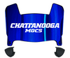 Chattanooga Mocs Mini Football Helmet Visor Shield w/ Clips - PICK VISOR & LOGO COLOR