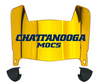 Chattanooga Mocs Mini Football Helmet Visor Shield w/ Clips - PICK VISOR & LOGO COLOR