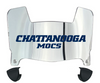 Chattanooga Mocs Mini Football Helmet Visor Shield w/ Clips - PICK VISOR & LOGO COLOR