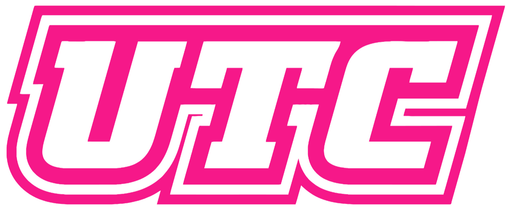 Chattanooga Mocs Hot Pink UTC Logo Premium DieCut Vinyl Decal PICK SIZE