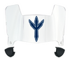 Chattanooga Mocs Mini Football Helmet Visor Shield w/ Clips - PICK VISOR & LOGO COLOR