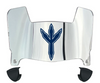 Chattanooga Mocs Mini Football Helmet Visor Shield w/ Clips - PICK VISOR & LOGO COLOR