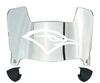 Chattanooga Mocs Mini Football Helmet Visor Shield w/ Clips - PICK VISOR & LOGO COLOR
