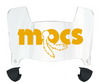 Chattanooga Mocs Mini Football Helmet Visor Shield w/ Clips - PICK VISOR & LOGO COLOR