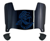 Chattanooga Mocs Mini Football Helmet Visor Shield w/ Clips - PICK VISOR & LOGO COLOR