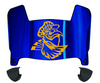 Chattanooga Mocs Mini Football Helmet Visor Shield w/ Clips - PICK VISOR & LOGO COLOR