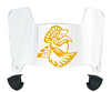 Chattanooga Mocs Mini Football Helmet Visor Shield w/ Clips - PICK VISOR & LOGO COLOR