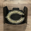 Chicago Bears Full Size Football Helmet Visor Shield Black Dark Tint w/ Clips - PICK LOGO COLOR