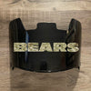 Chicago Bears Full Size Football Helmet Visor Shield Black Dark Tint w/ Clips - PICK LOGO COLOR