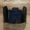 Chicago Bears Full Size Football Helmet Visor Shield Black Dark Tint w/ Clips - PICK LOGO COLOR