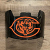 Chicago Bears Full Size Football Helmet Visor Shield Black Dark Tint w/ Clips - PICK LOGO COLOR