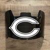 Chicago Bears Full Size Football Helmet Visor Shield Black Dark Tint w/ Clips - PICK LOGO COLOR