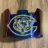 Chicago Bears Full Size Football Helmet Visor Shield Blue Chrome Mirror w/ Clips - PICK LOGO COLOR