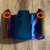 Chicago Bears Full Size Football Helmet Visor Shield Blue Chrome Mirror w/ Clips - PICK LOGO COLOR