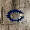 Chicago Bears Full Size Football Helmet Visor Shield Clear w/ Clips - PICK LOGO COLOR