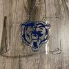 Chicago Bears Full Size Football Helmet Visor Shield Clear w/ Clips - PICK LOGO COLOR