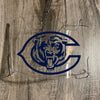 Chicago Bears Full Size Football Helmet Visor Shield Clear w/ Clips - PICK LOGO COLOR