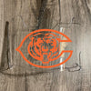 Chicago Bears Full Size Football Helmet Visor Shield Clear w/ Clips - PICK LOGO COLOR