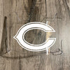 Chicago Bears Full Size Football Helmet Visor Shield Clear w/ Clips - PICK LOGO COLOR