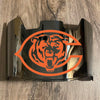 Chicago Bears Full Size Football Helmet Visor Shield Silver Chrome Mirror w/ Clips - PICK LOGO COLOR