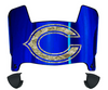 Chicago Bears Limited Edition Mini Football Helmet Visor Shield w/ Clips - PICK VISOR & LOGO COLOR