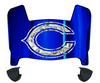 Chicago Bears Limited Edition Mini Football Helmet Visor Shield w/ Clips - PICK VISOR & LOGO COLOR