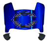 Chicago Bears Limited Edition Mini Football Helmet Visor Shield w/ Clips - PICK VISOR & LOGO COLOR