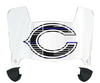 Chicago Bears Limited Edition Mini Football Helmet Visor Shield w/ Clips - PICK VISOR & LOGO COLOR