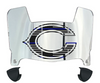 Chicago Bears Limited Edition Mini Football Helmet Visor Shield w/ Clips - PICK VISOR & LOGO COLOR