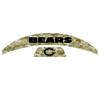 Chicago Bears MIDI Mid Size SpeedFlex Football Helmet Front & Back Bumper Decal Set - Pick Color