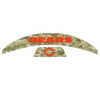 Chicago Bears MIDI Mid Size SpeedFlex Football Helmet Front & Back Bumper Decal Set - Pick Color