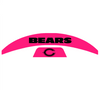 Chicago Bears MIDI Mid Size SpeedFlex Football Helmet Front & Back Bumper Decal Set - Pick Color