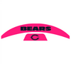 Chicago Bears MIDI Mid Size SpeedFlex Football Helmet Front & Back Bumper Decal Set - Pick Color