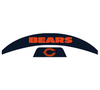 Chicago Bears MIDI Mid Size SpeedFlex Football Helmet Front & Back Bumper Decal Set - Pick Color