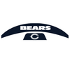 Chicago Bears MIDI Mid Size SpeedFlex Football Helmet Front & Back Bumper Decal Set - Pick Color