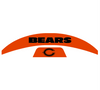 Chicago Bears MIDI Mid Size SpeedFlex Football Helmet Front & Back Bumper Decal Set - Pick Color