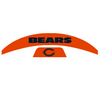 Chicago Bears MIDI Mid Size SpeedFlex Football Helmet Front & Back Bumper Decal Set - Pick Color