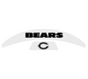 Chicago Bears MIDI Mid Size SpeedFlex Football Helmet Front & Back Bumper Decal Set - Pick Color
