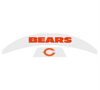 Chicago Bears MIDI Mid Size SpeedFlex Football Helmet Front & Back Bumper Decal Set - Pick Color